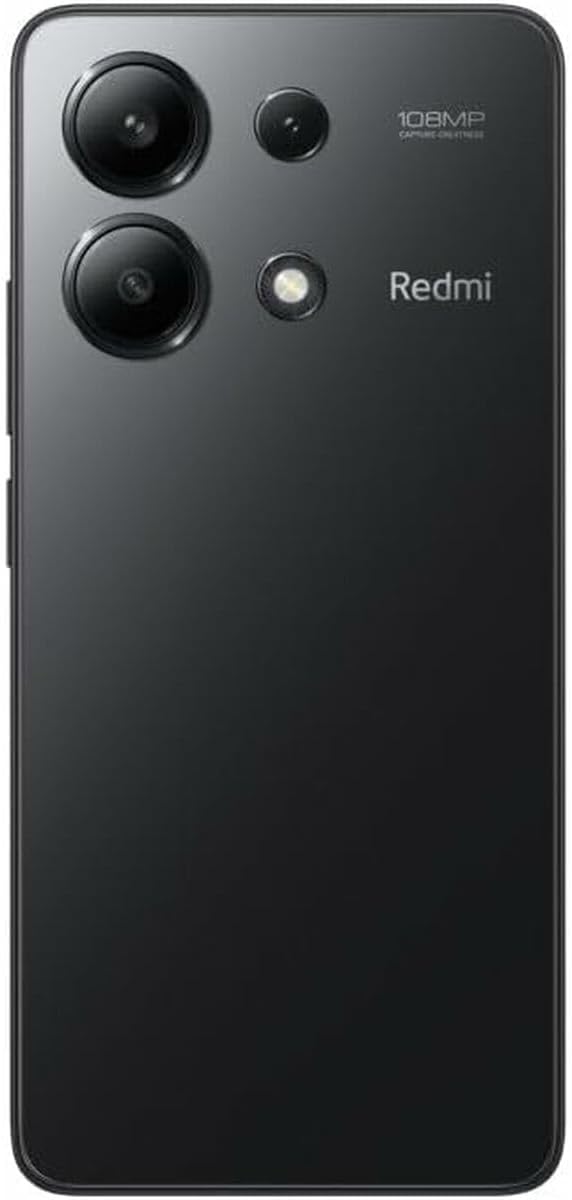 Imagen del producto - Xiaomi Smartphone Redmi Note 13, Version Global, 8+256GB, Pantalla Amoled de 6,67 Pulgadas, 120Hz, Dimensity 6080, 100MP, 5000mAh, Cargador de 33W, Negro