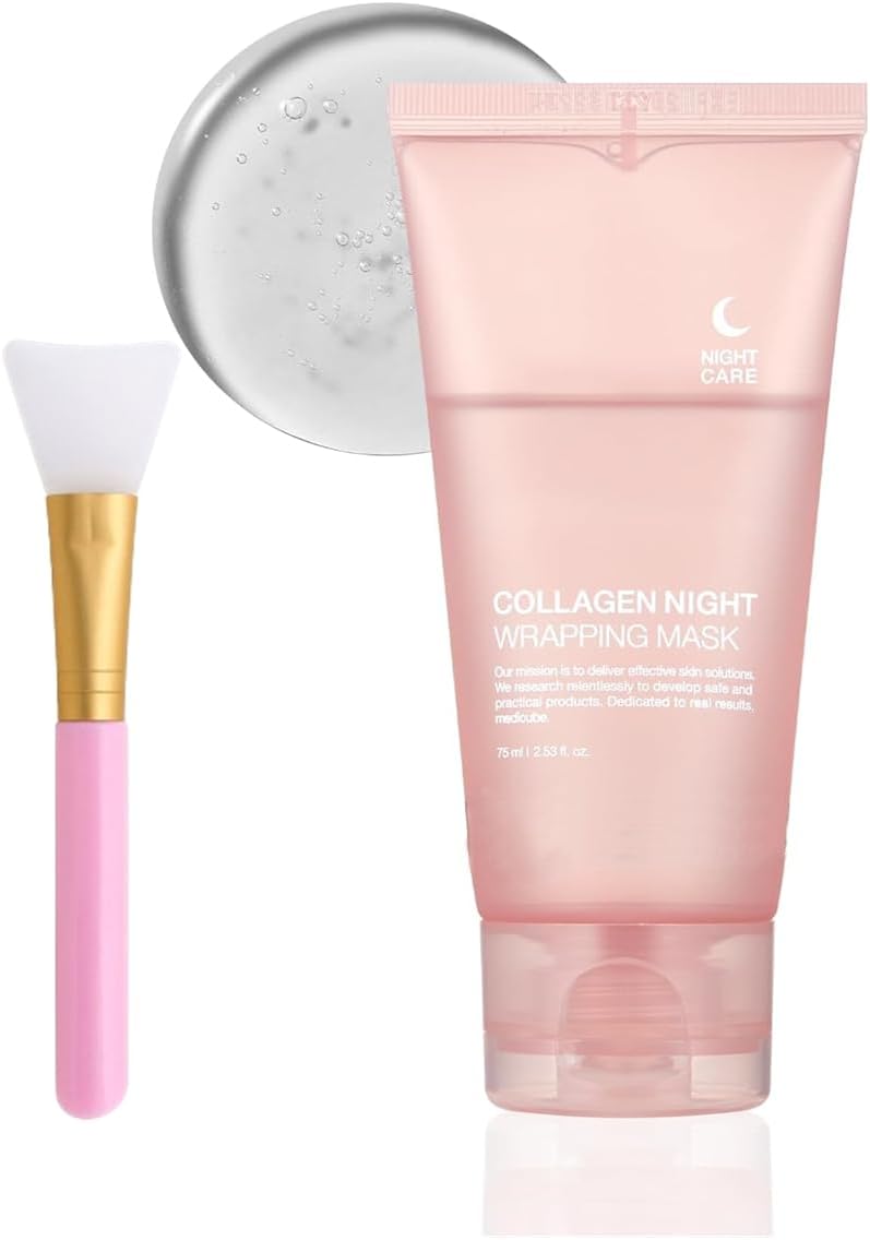 Las Mejores Mascarillas Faciales de Colágeno para la Noche: Reseña de Collagen Night Wrapping Mask y Collagen Overnight Wrapping Peel Off Facial Mask