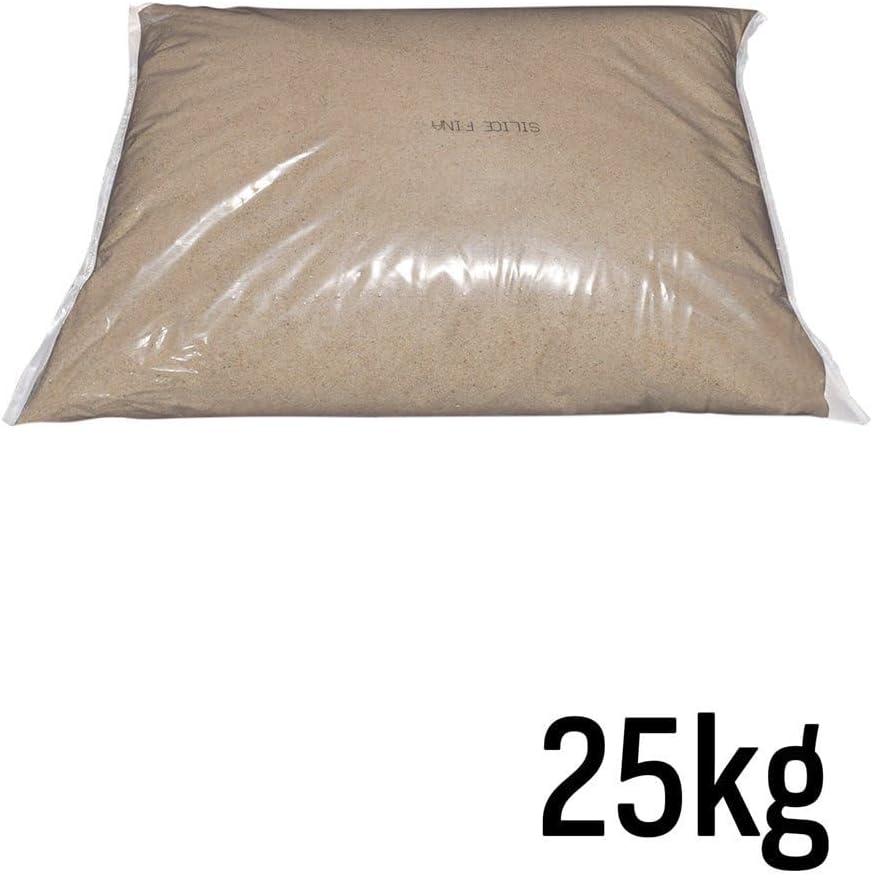 Imagen del producto - Jardin202 - Arena de Sílice para Césped Artificial | Sacos Arena 25 kg para Pavimentos Deportivos | Granulometría 0,2-0,6 | 1 Saco de 25 kg -