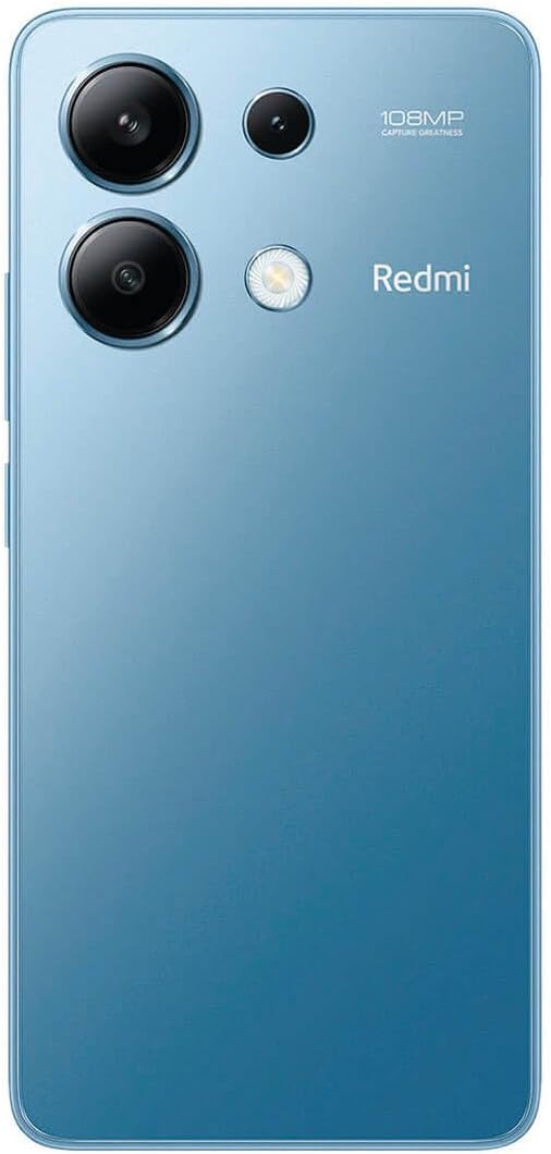 Imagen del producto - Xiaomi Smartphone Redmi Note 13, Version Global, 8+256GB, Pantalla Amoled de 6,67 Pulgadas, 120Hz, Dimensity 6080, 100MP, 5000mAh, Cargador de 33W, Azul