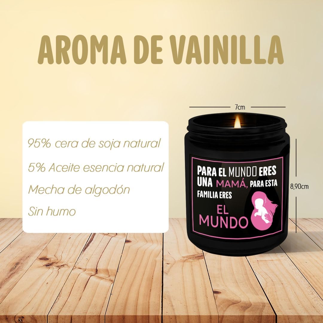 Imagen del producto - Regalo Madre - Vela Original con Mensaje Divertido, Idea Regalo Madre Cumpleaños, Regalo Mamá, Regalo Día de la Madre, Regalo Mamá Únicos y Simpáticos, Regalo Cumpleaños Mama, Regalo para Madre