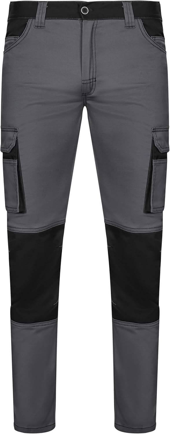 VELILLA Stretch: Pantalones Bicolor de Trabajo Unisex para Adultos