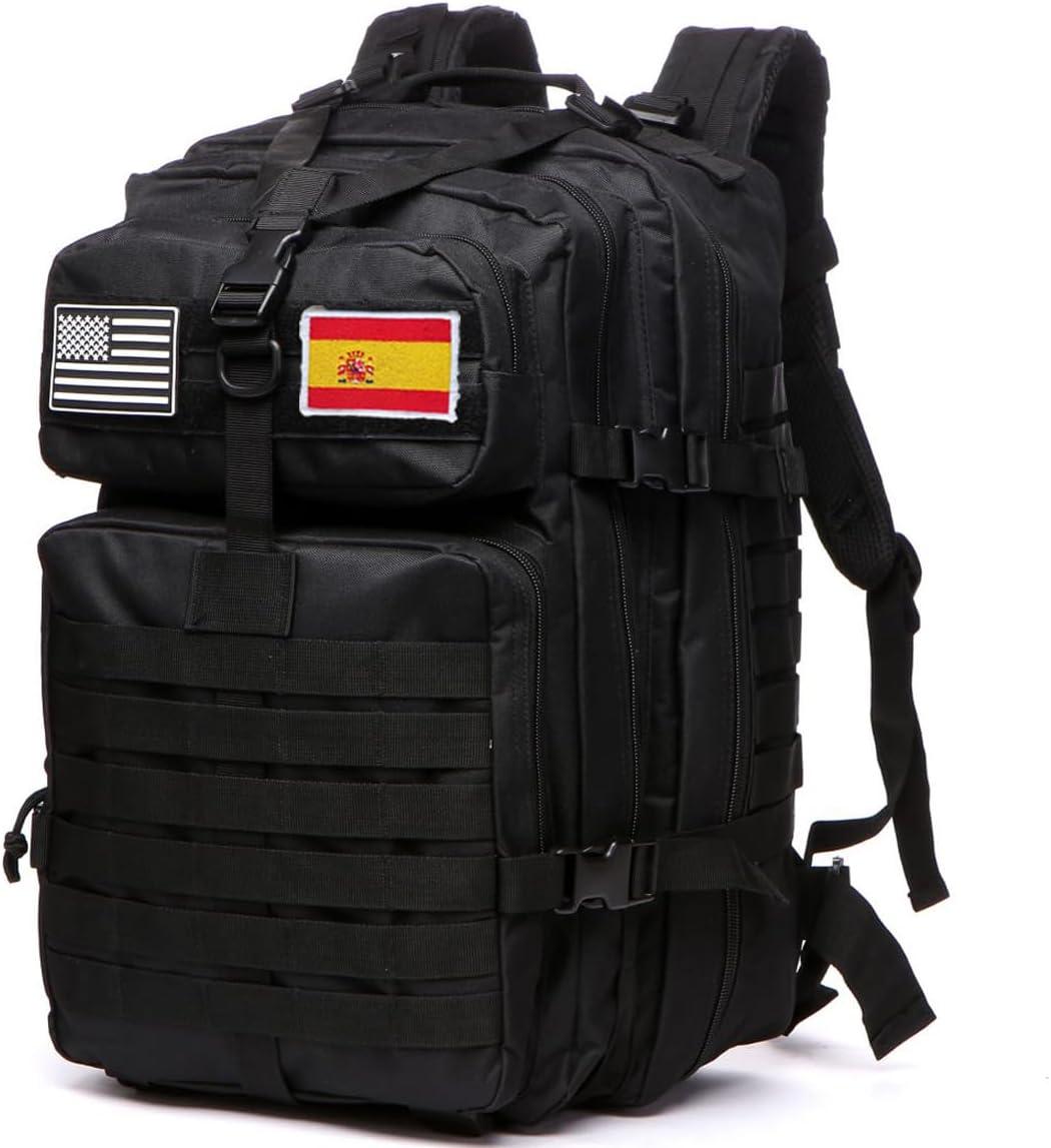 GUJOIN Mochila Táctica 50L con Sistema Molle - Ideal para Emergencias, Caza, Senderismo y Acampadas