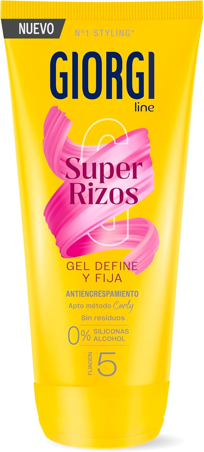 Reseña de Giorgi Line Gomina Super Rizos con Aloe Vera: El Mejor Gel de Peinado para Controlar el Encrespamiento y Frizz en Cabello Rizado y Ondulado