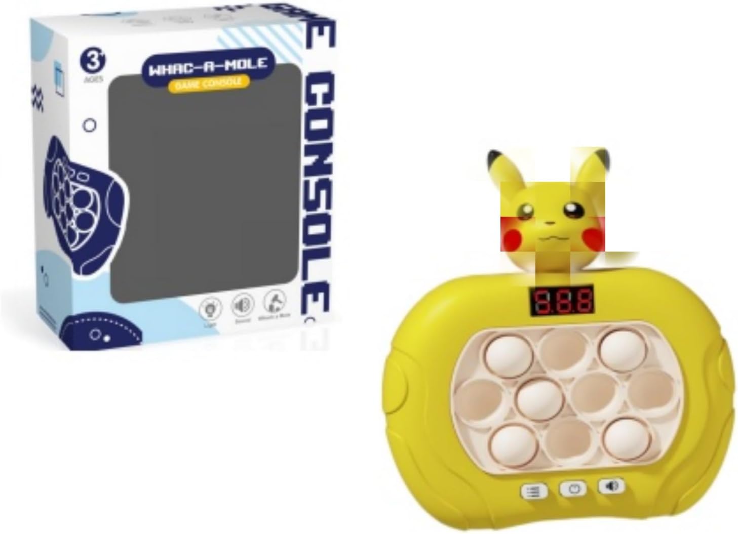 Imagen del producto - Pop it electrónico Quick Push Burbujas Juego Consola Nuevo Modelo Pop it electrónico con Pantalla Juguetes sensoriales y mágicos (WST-Poke)