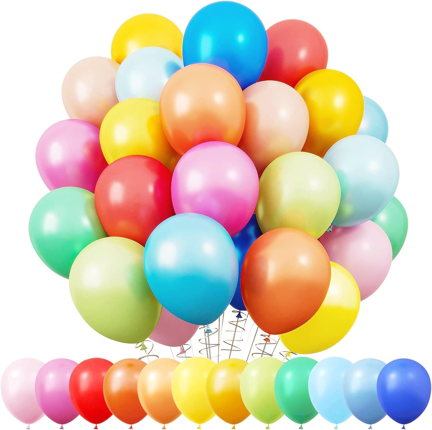 Globos Arcoíris para Cumpleaños y Fiestas - Decoración Ideal para Bodas y Bautizos