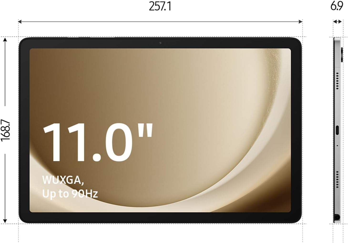 Imagen del producto - Samsung Galaxy Tab A9+ Tablet Android, 128 GB Almacenamiento, WiFi, Pantalla 11”, Sonido 3D, Plateado (Versión Española)