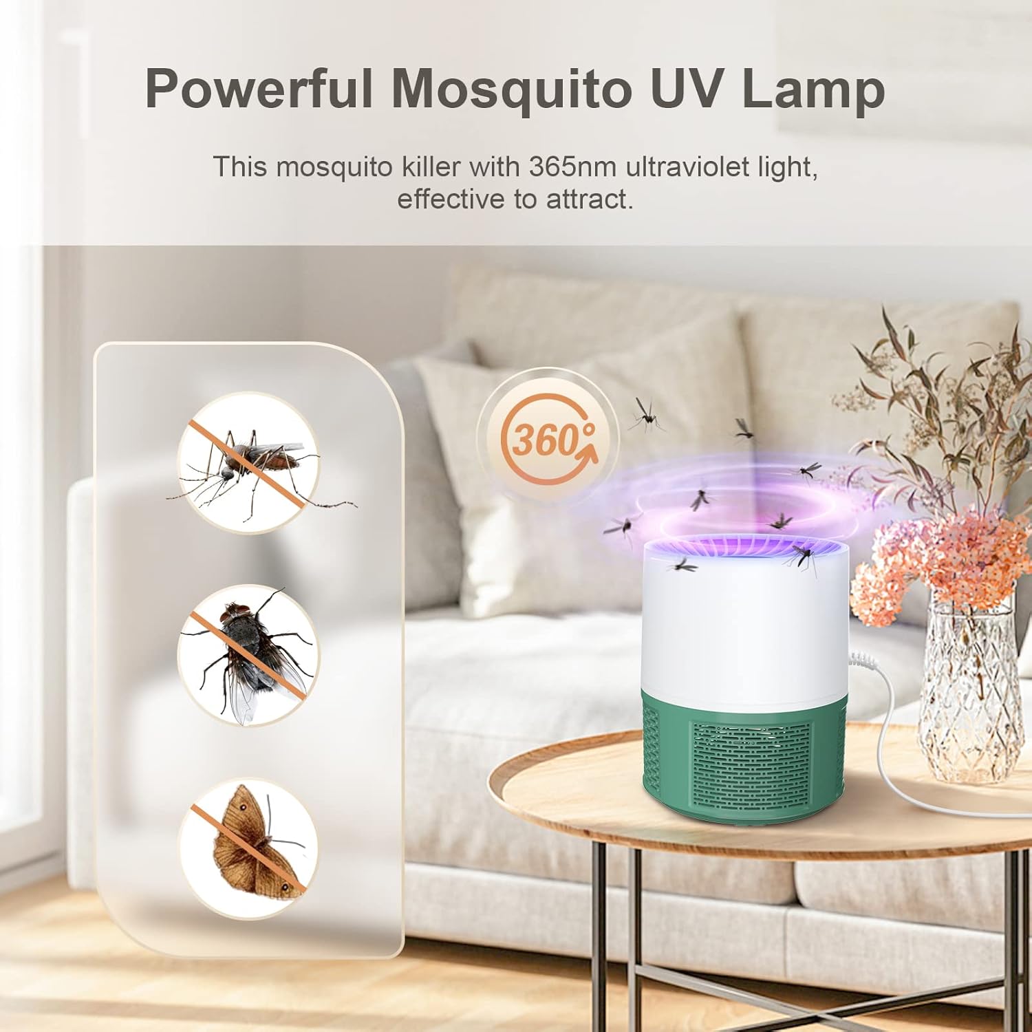 Lámpara Antimosquitos USB: Eficiencia Silenciosa contra Mosquitos y Moscas