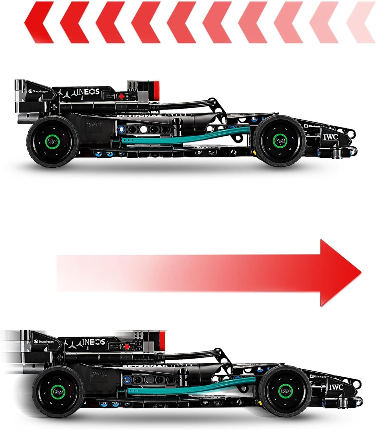 Imagen del producto - LEGO Technic Mercedes-AMG F1 W14 E Performance Pull-Back Coche de Carreras de Fórmula 1 de Juguete para Niños y Niñas de 7 Años o Más, Decoración Dormitorio, Regalo de Cumpleaños 42165