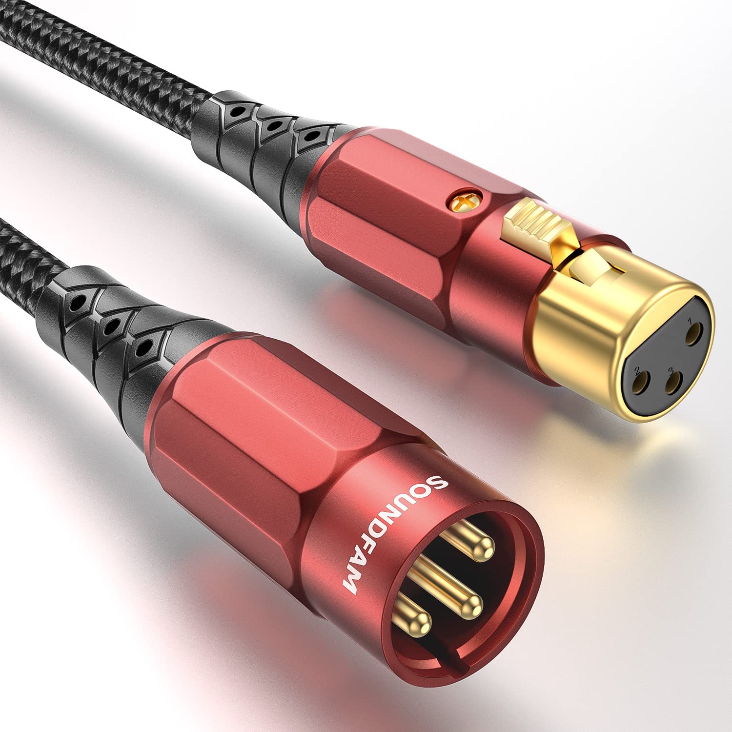 Guía Completa del SOUNDFAM Cable de Micrófono XLR Macho a Hembra PREMIUM: Calidad de Sonido Profesional y Doble Blindaje