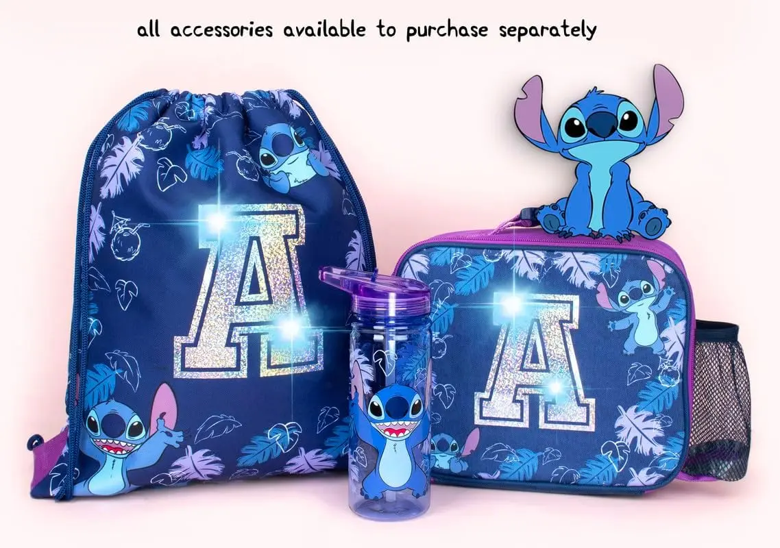 Botella de Agua Escolar Disney Stitch - 580 ml, Sin BPA y 100% a Prueba de Fugas