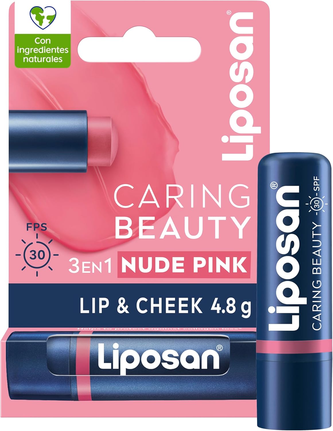 Reseña del Liposan Caring Beauty Lip and Cheek Nude Pink: El Bálsamo de Labios y Colorete 3 en 1 Perfecto