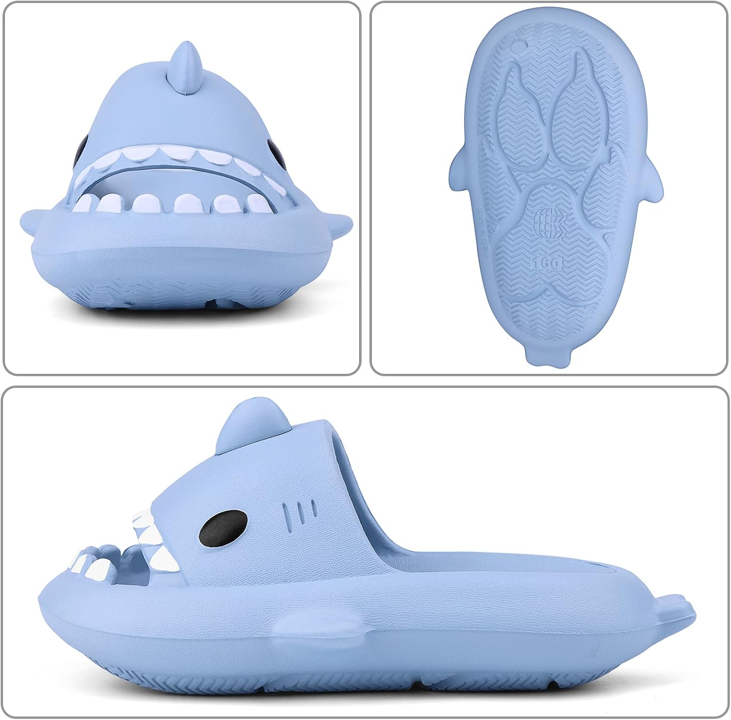 Imagen del producto - WUYISTAR Chanclas Tiburón Niñas Chanclas de playa para niños Sandalias antideslizantes para piscina Chanclas de Verano