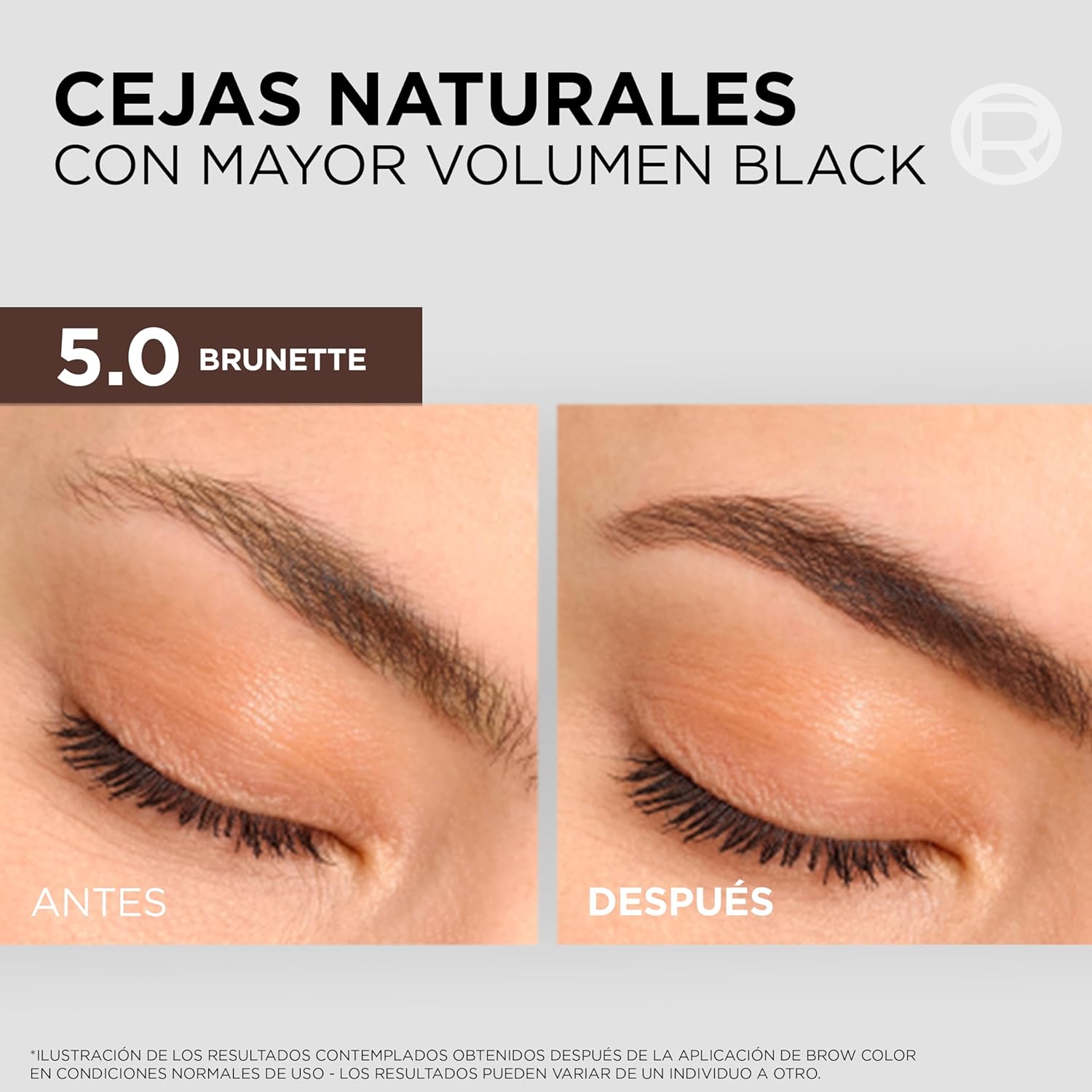 L'Oréal Paris Brow Color Tinte De Cejas Semipermanente, 5.0 Brunette