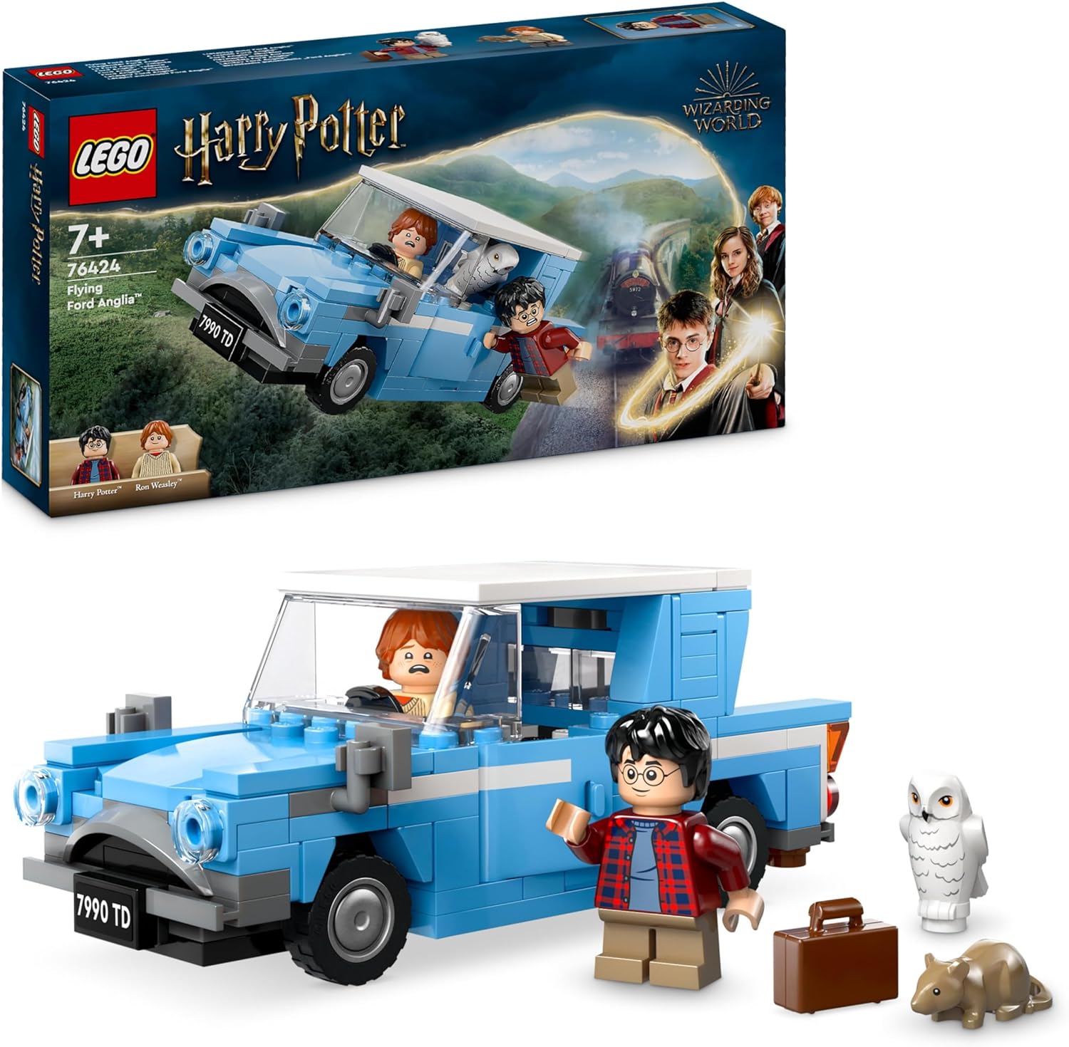 Descubre el Mágico LEGO Harry Potter Ford Anglia Volador: Aventuras con la Familia Weasley