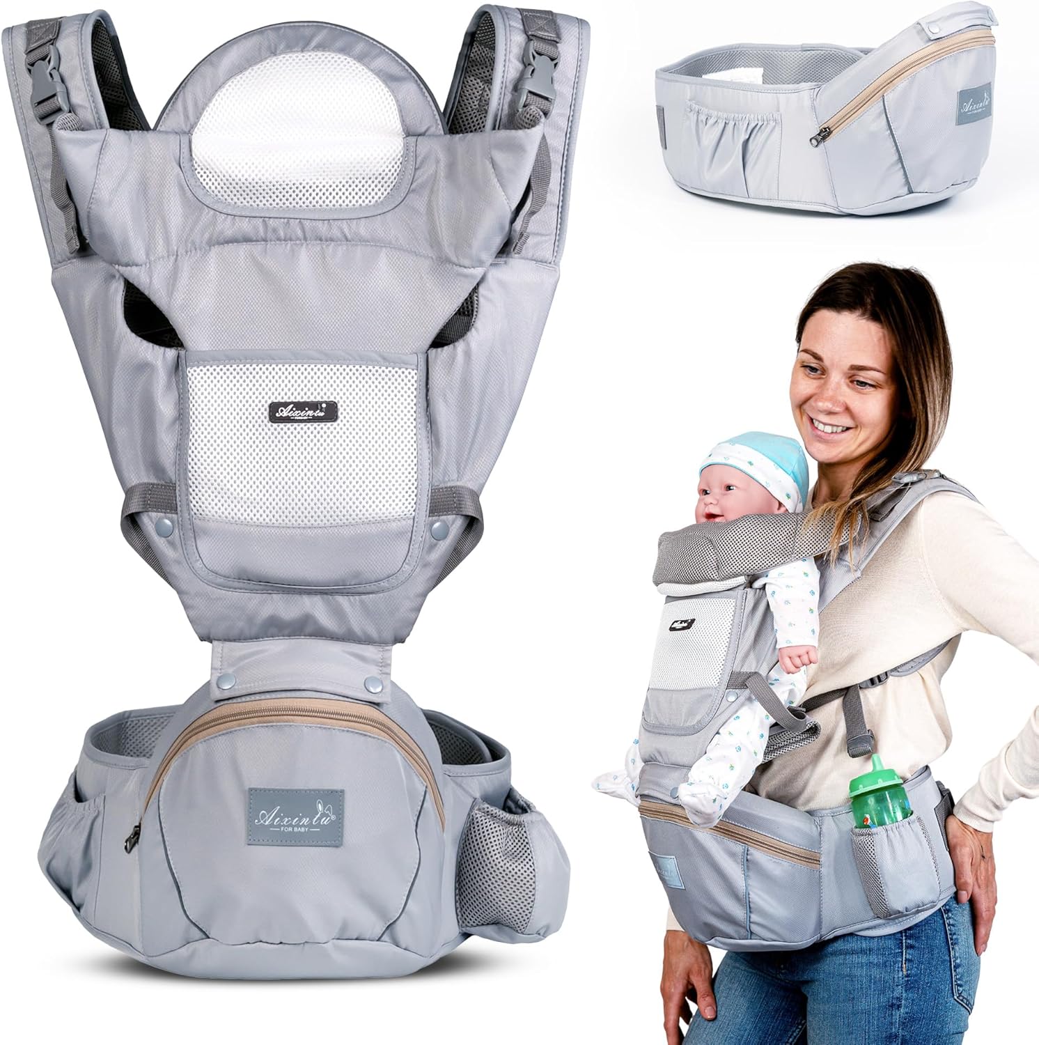 Guía Completa del Quimets Mochila Portabebés Ergonómico 6 en 1: Comodidad y Seguridad para tu Bebé de 0 a 36 Meses