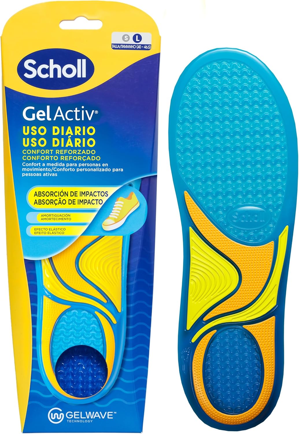 Scholl Plantillas GelActiv para Hombre: La Solución Perfecta para Pies Cómodos Todo el Día