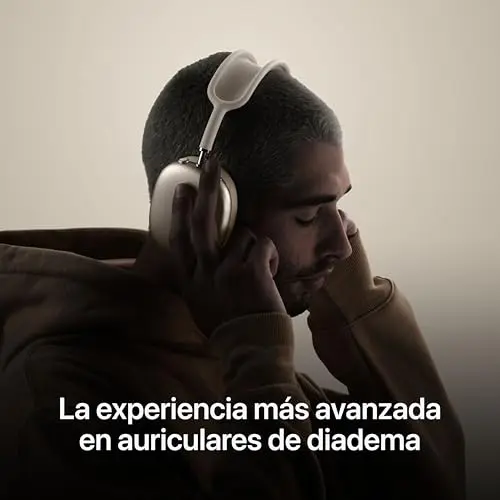 Apple AirPods MAX Auriculares inalámbricos de Diadema con cancelación Activa de Ruido de Nivel Profesional, Modo de Sonido Ambiente, Audio Espacial Personalizado, Carga por USB C, Azul