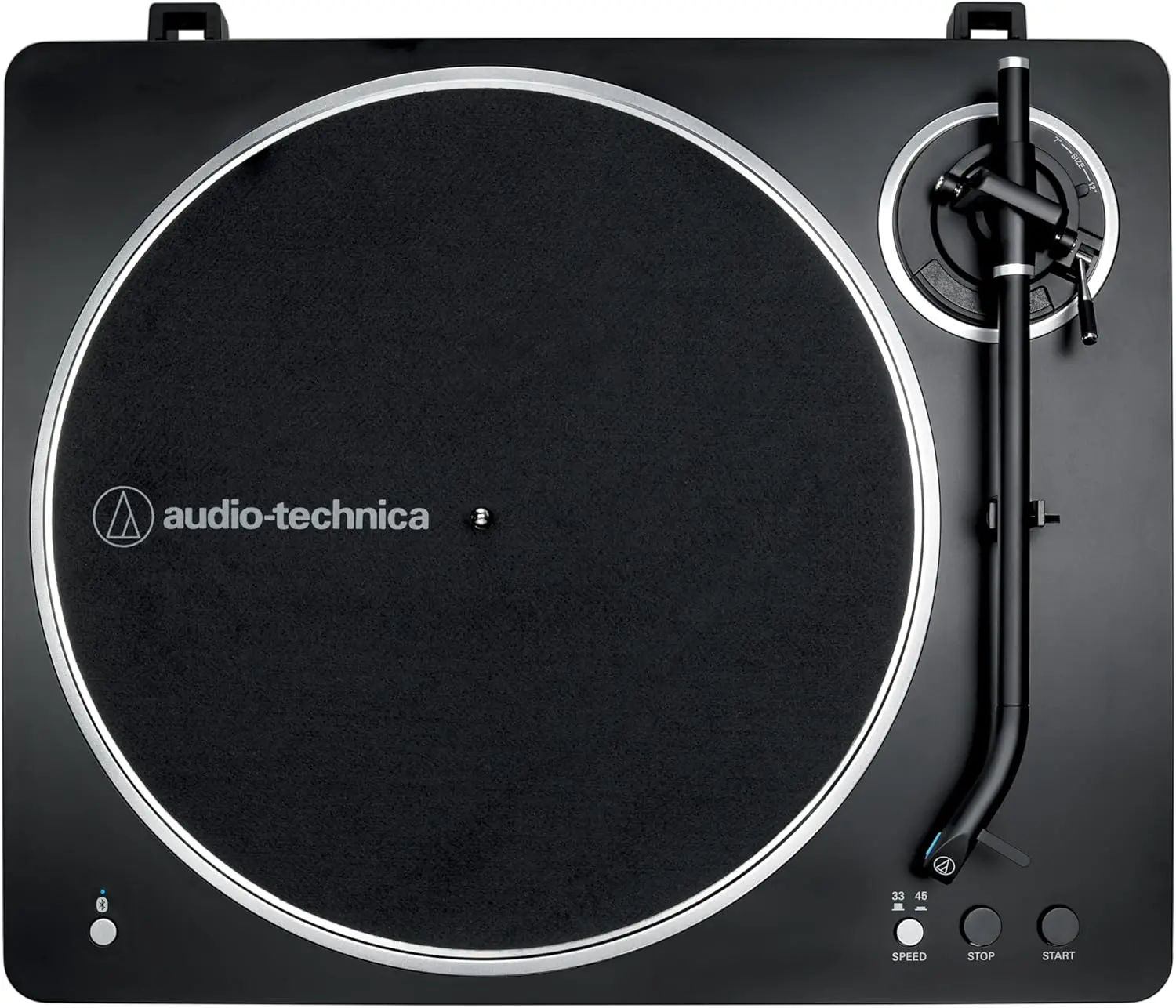 Audio-Technica AT-LP70XBT Fully Automatic Wireless Belt-Drive Turntable (Black/Silver)