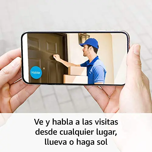 Blink Outdoor | Cámara de vigilancia exterior HD inalámbrica y resistente a la intemperie, 4 cámaras + Blink Videotimbre (Video Doorbell) | Audio bidireccional, vídeo HD, compatible con Alexa