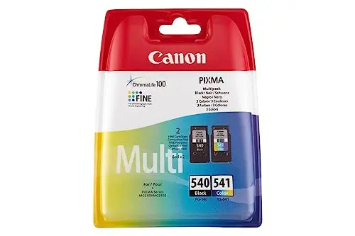 Canon PG-540+CL-541: Cartuchos de Tinta Eficientes