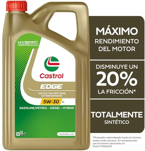 Castrol EDGE 5W-30 LL Aceite de Motor 5L