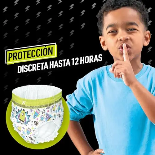 Dodot Ninjamas pañales para Niño 4-7 Años (17-29 kg), 60 Unidades, Pañal con Protección Anti-Fugas Durante la Noche