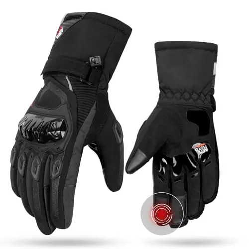 Análisis de Guantes Moto Kemimoto Invierno Impermeables