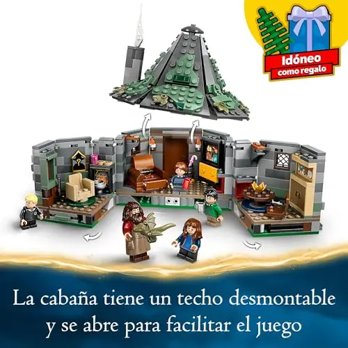 Lego Harry Potter Cabaña de Hagrid: Una Visita Inesperada Maqueta de Casa de Construcción y 7 Personajes de Juguete, Juego de Aventura y Roles, Regalo para Niñas, Niños y Fans de 8 años o Más 76428