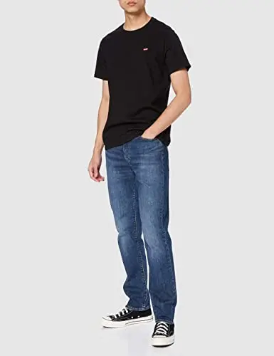 Levi's Ss Original Housemark Tee Camiseta, Stonewashed Black, L Hombre