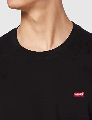 Levi's Ss Original Housemark Tee Camiseta, Stonewashed Black, L Hombre