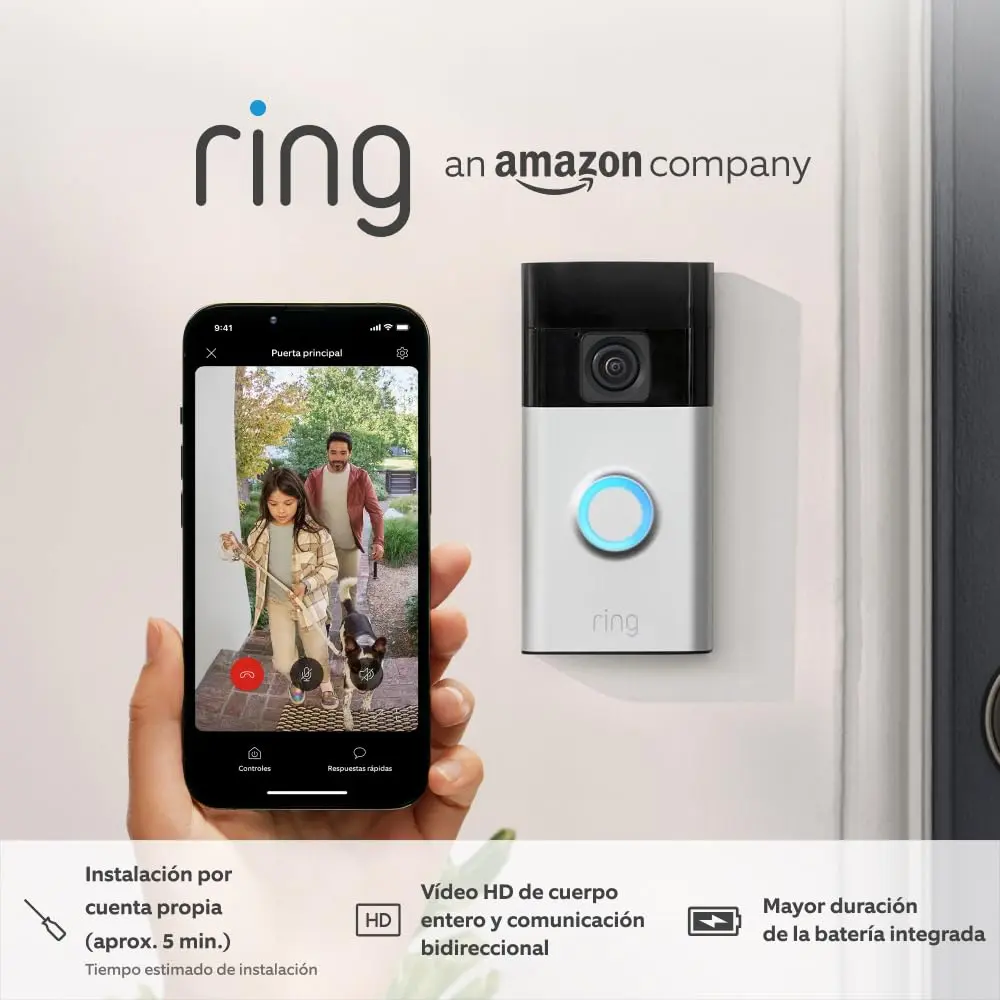 Ring Videotimbre HD: Seguridad y Facilidad Instantánea