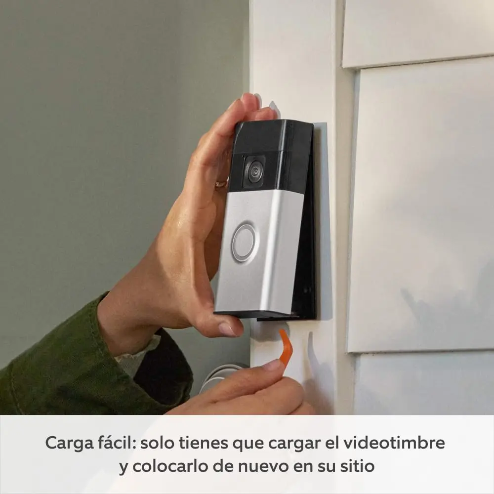 Nuevo Ring videotimbre con batería (Battery Video Doorbell), con vídeo HD de cuerpo entero, instalación fácil por cuenta propia (5 min) | con batería integrada I 30 días gratis de Ring Protect