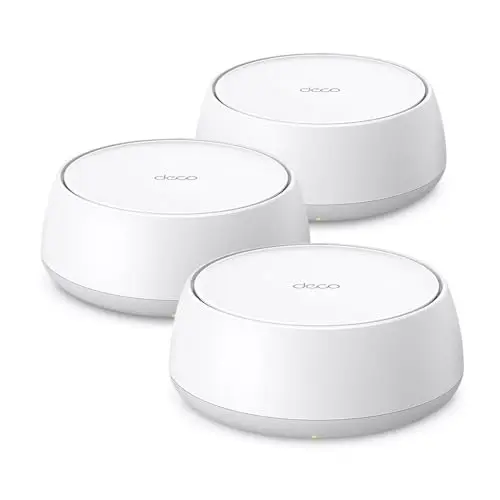 [NUEVO]TP-Link Deco BE25(3-pack)|Sistema Wi-Fi 7 Mesh BE3600|AI Mesh, Wi-Fi Dual-Banda de 3.6 Gbps, Puertos 2.5 Gbps, Multi-Link Operation MLO, Backhaul Combinado Inalámbrico y Cableado, Protección Ho