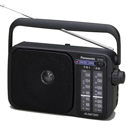Panasonic RF-2400DEG-K: Radio Portátil Ágil con Sintonizador Digital