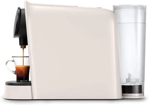 Philips L'Or Barista System - Cafetera Espresso de Cápsulas, 19 Bares de Presión, Para cápsula Simple y Doble, Doble salida para 1 o 2 Tazas, Inlcuye kit de Degustación, Blanco satinado (LM8012/00)