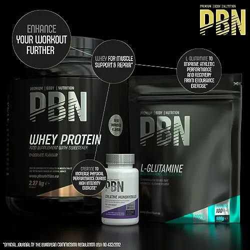 Premium Body Nutrition - Proteína de suero de leche en polvo, 2.27 kg (Paquete de 1), sabor Chocolate, sabor optimizado