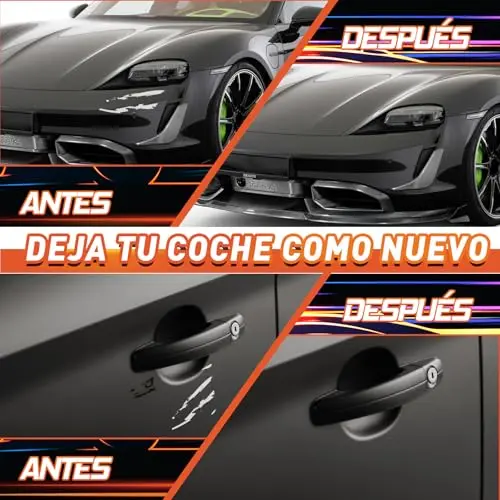 prowithlin Reparador Arañazos Coche - 40ml, Paquete de 2 - Bolígrafo de Pintura para Coche Dos en Uno, Rápida Reparación de Arañazos en Coches (Negro)