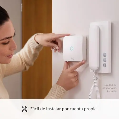 Ring Intercom de Amazon | Actualiza tu interfono a un sistema inteligente con apertura en remoto, comunicación bidireccional, acceso de invitados | Fácil de instalar | Compatible con Alexa