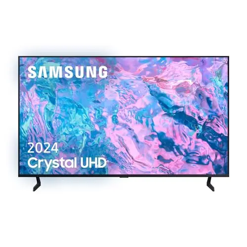 SAMSUNG TV Crystal UHD 4K 2024 43CU7095 Smart TV de 43" con PurColor, Procesador Crystal UHD, SmartThings, Contrast Enhancer con HDR10+ y Smart TV Powered by Tizen