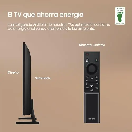 SAMSUNG TV Crystal UHD 4K 2024 75DU7105 Smart TV de 75" Crystal UHD con Colores Puros con PurColor, el Mejor Smart TV, Todos los Altavoces a la Vez con Q-Symphony y controla tu casa con SmartThings