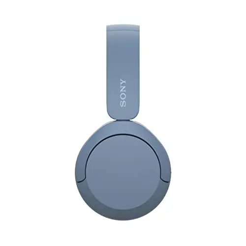 Sony WH-CH520 Auriculares Inalámbricos Bluetooth, hasta 50 Horas de Autonomía con Carga Rápida y Estilo Diadema, Azul